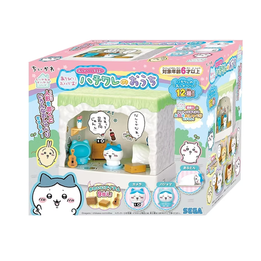 CHIIKAWA快來玩吧!來聊天吧!小八貓的家 互動發聲玩具屋套裝